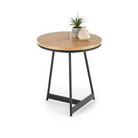 KARIDA-S konferencia asztal természetes tölgy/fekete (1p=1db)