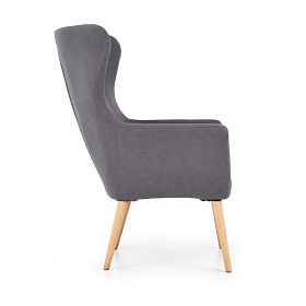 Kárpitozott fotel COTTO - sötétszürke
