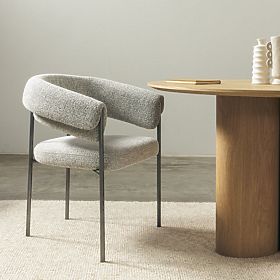 Kárpitozott Portia szék szürke