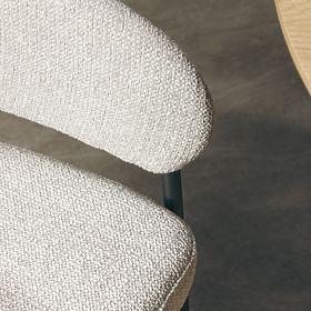 Kárpitozott Umbra szék bézs/szürke