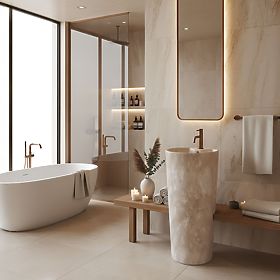 Kerámia Szabadon Álló Mosdó Blanka Savana Matt, Rea