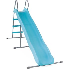 Kerti gyerek csúszda 244 cm nagy acél műanyag INTEX 44107