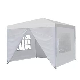 Kerti pavilon sátor 3x3 m 4 fal fehér MultiGarden, MultiGarden