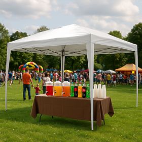 Kerti pavilonsátor 3x3 m automatikusan nyitható tető teraszra MultiGarden, MultiGarden