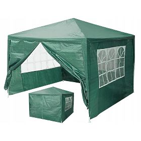 Kerti sátor pavilon 3x3 m 4 fal zöld MultiGarden, MultiGarden