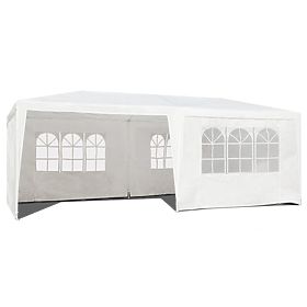 Kerti sátor pavilon 3x6 m 6 fal fehér MultiGarden, MultiGarden