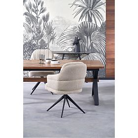 Kihúzható BARON asztal, dió / fekete (2p=1db)