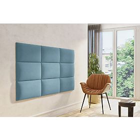 Kárpitozott panel Klasik - azúrkék