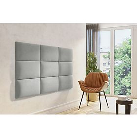 Klasszikus kárpitozott panel - ezüst