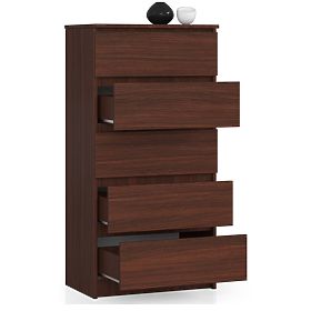 KOMÓD K 60 cm 5 FIÓK PK WENGE