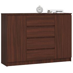 KOMÓD K140 2D 4SZ CLP PK WENGE