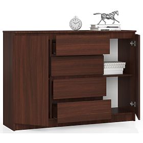KOMÓD K140 2D 4SZ CLP PK WENGE