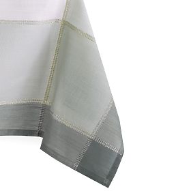 LAVAL asztalterítő fehér szín sima klasszikus minta 140x220 ameliahome