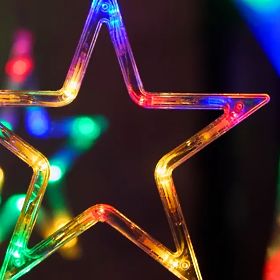 LED Függöny Csillagok Multicolor Távirányítóval GL2005