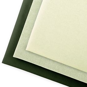 LETTY konyhai törlőkendő palackzöld színben, modern nyomott mintával, 50x70, ameliahome