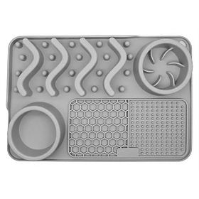 LICK MAT ÉTELLASSÍTÓ SZÜRKE