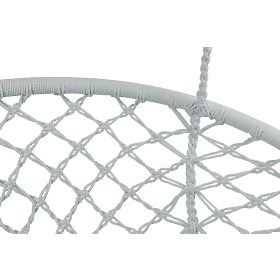 Lógó szék Gólyafészek LAGOS szürke párnákkal