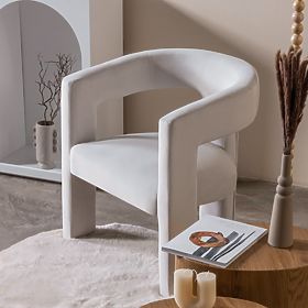 Lory relaxációs fotel, bársony, világos bézs, lectus