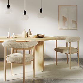 Lou ovális kihúzható asztal 140-200 cm, Cremona Torro Tölgy