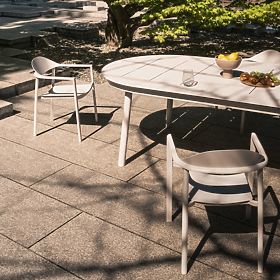 Marinelli kerti szék, alumínium, világos bézs