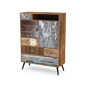 MEZO KM4 többszínű komód (2p=1db), Halmar