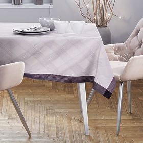MILLUZA krémszínű metálos klasszikus mintás terítő 140x400 ameliahome