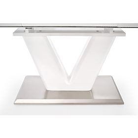 MISTRAL fényes fehér asztal (3p=1ks), Halmar