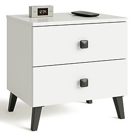 MOBI K-02 FEKETE FEHÉR KOMÓD