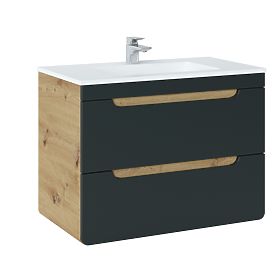 Mosdó alatti szekrény 80 cm 2 fiókkal