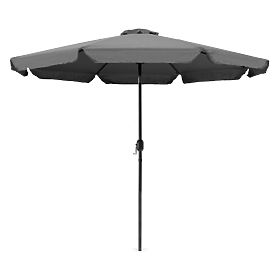 Nagy kerti napernyő 3m ferde kurblival szürke, MultiGarden