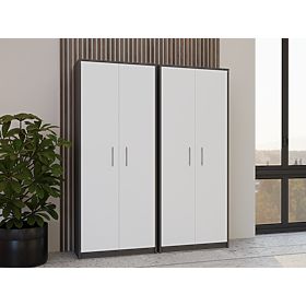 Oliv 2D ANTRACIT FEHÉR Polc