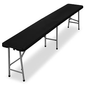 Összecsukható catering pad 180 cm fekete