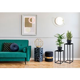 Piatto loft virágtartó 40 cm fekete