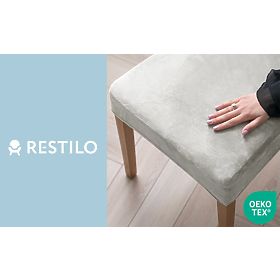 RESTILO SENTO szék huzat szürke sima klasszikus stílus