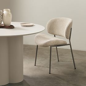 Safira kárpitozott szék bézs, boucle