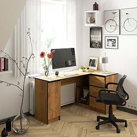 SAROKASZTAL B20 CLP JOBBOS PK TÖLGY CRAFT