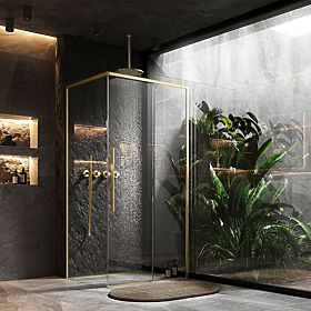 SOLAR ZUHANYKABIN ARANY KEFÉLT 120x90