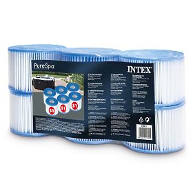 Szűrők S1 teljes készlet 6 db Pure SPA INTEX 29011