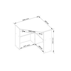 TED PK FEHÉR ÍRÓASZTAL