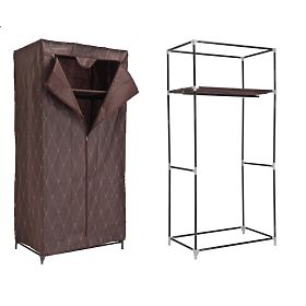 Textil szekrény Gaja Vitto - barna