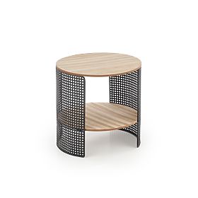 TRAFICA dohányzóasztal természetes/fekete (1p=1db)