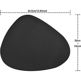 TRIVAL BLACK asztali alátét készlet, 8 darab