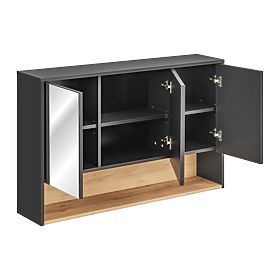 Tükrös szekrény 120cm 3 ajtó