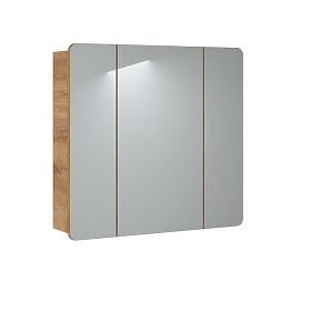 Tükrös szekrény 80cm 3 ajtós