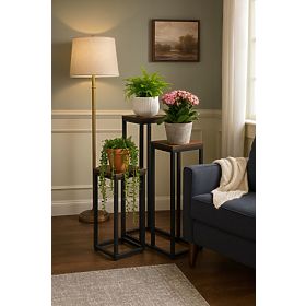 Virágállvány 3 polccal loft ModernHome, MODERNHOME